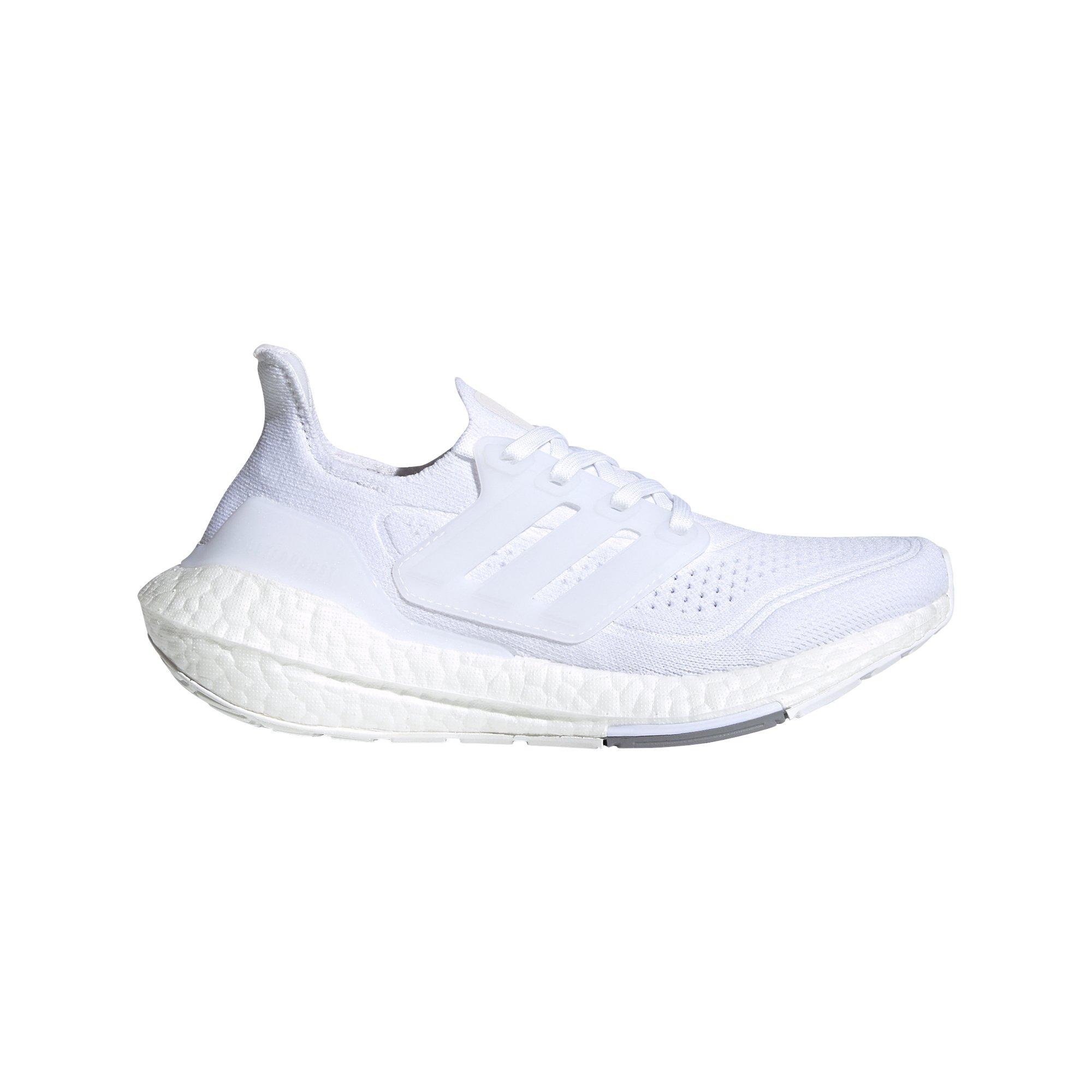 adidas Ultraboost 21 Jr White Grade School Girls Running Shoe